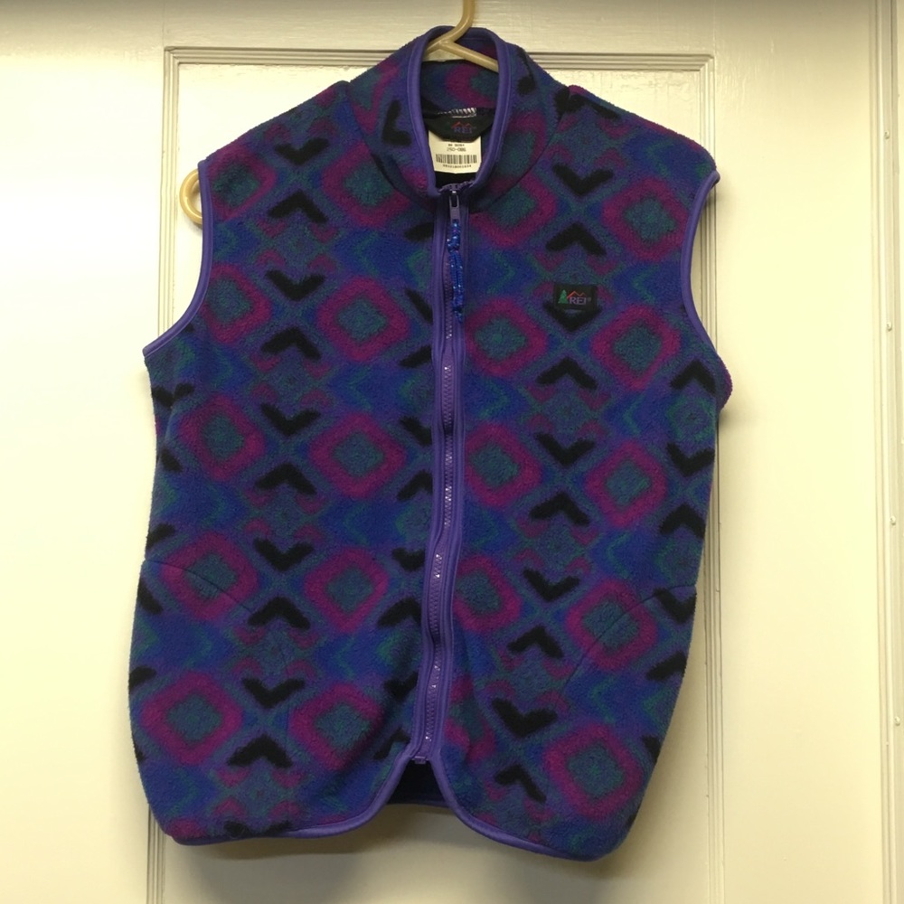 Vintage 90s REI women's fleece vest